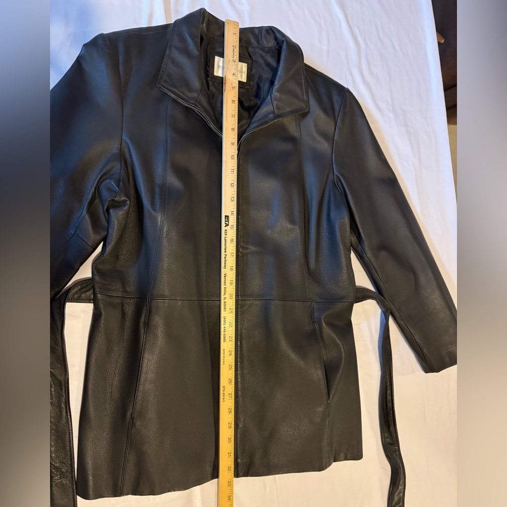 Worthington Women’s Genuine Leather Jacket XL - Picture 11 of 13